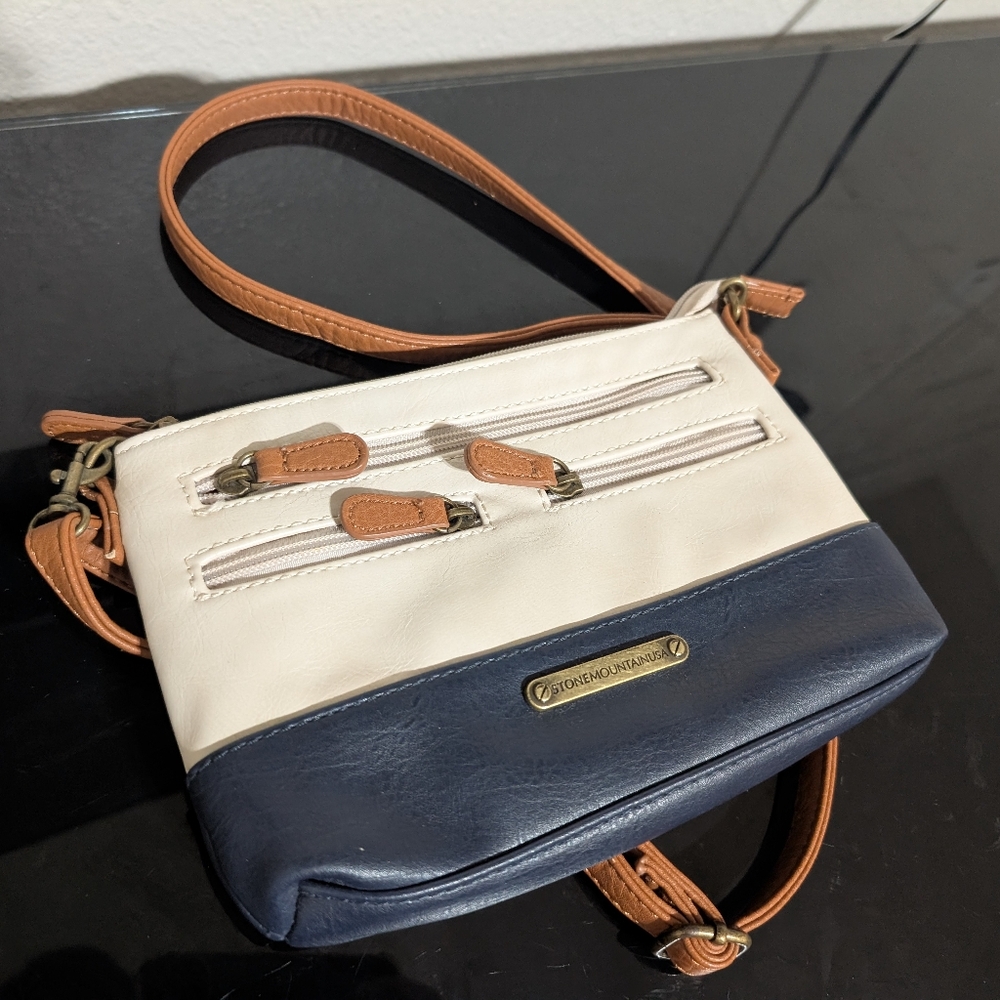 Stone Mountain Genuine Napa Leather Handbag